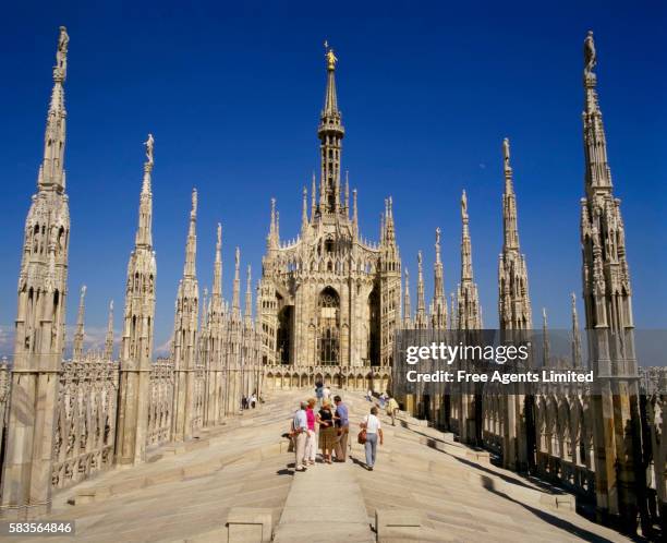 italy-milan - spire stock pictures, royalty-free photos & images