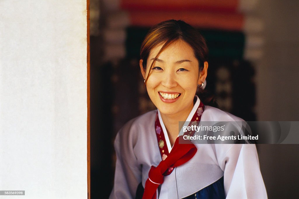 Korean Woman Smiling