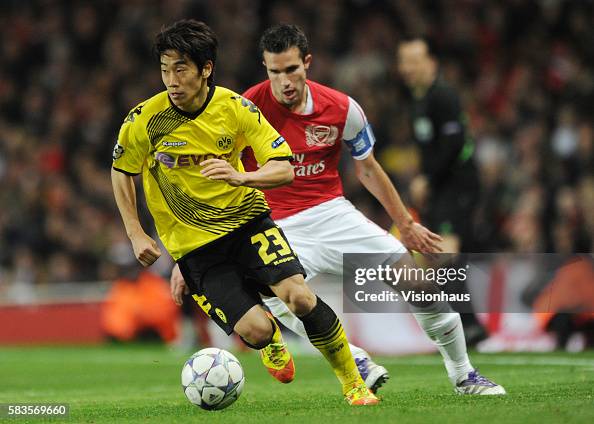 Soccer - UEFA Champions League - Arsenal vs. Borussia Dortmund Soccer - UEFA Champions League - Arsenal vs. Borussia Dortmund