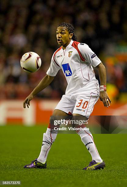 Alan of SC Braga during the UEFA Europa League Round of 16, 2nd Leg match between Liverpool and SC Braga at Anfield Stadium in Liverpool, UK. Photo:...