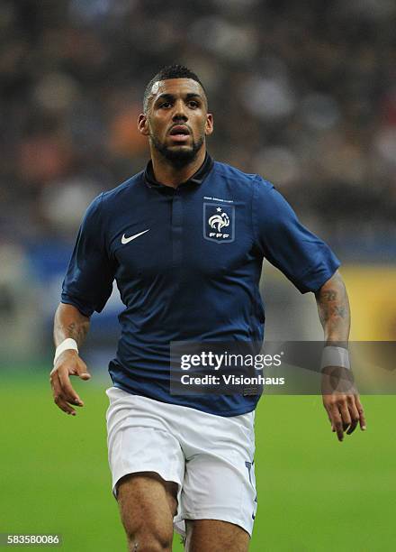 Yann M'Vila of France during the international friendly match between France and USA at the Stade de France in Saint Denis, Paris, France. Photo: Ben...