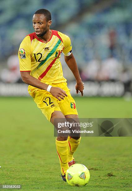 Seydou Keita of Mali during the 2013 African Cup of Nations Group B match between Democratic Republic of Congo and Mali at the Moses Mabhida Stadium...