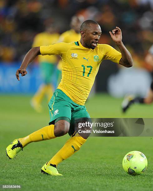 Bernard Parker of South Africa during the 2013 African Cup of Nations Group A match between South Africa and Cape Verde at the Soccer City Stadium in...