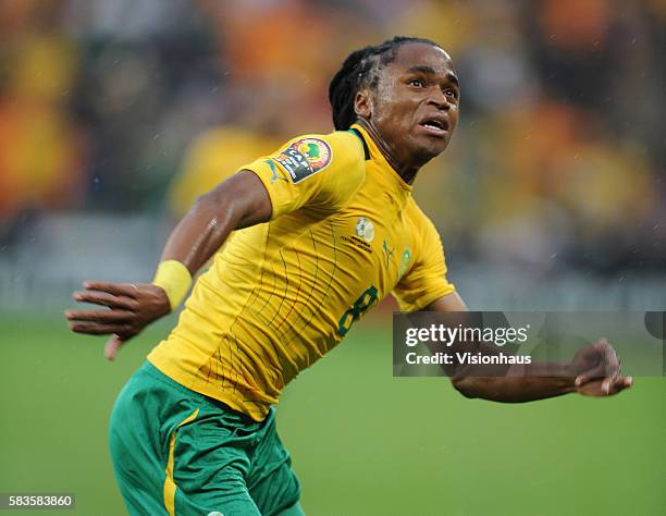 Lawrence Tshabalala Siphiwe of South Africa during the 2013 African Cup of Nations Group A match between South Africa and Cape Verde at the Soccer...