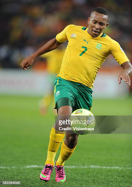 Michael Majoro Lehlohonolo of South Africa during the 2013 African Cup of Nations Group A match between South Africa and Cape Verde at the Soccer...