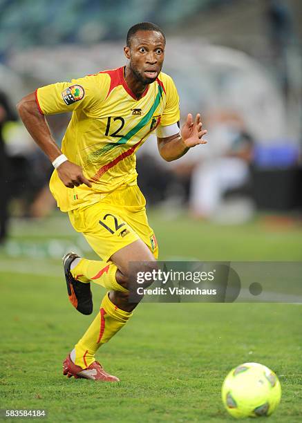 Seydou Keita of Mali during the 2013 African Cup of Nations Group B match between Democratic Republic of Congo and Mali at the Moses Mabhida Stadium...