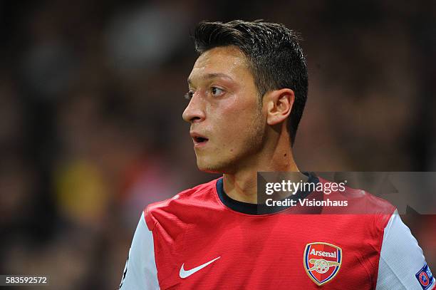 Mesut Özil of Arsenal during the UEFA Champions League Group F match between Arsenal and SSC Napoli at the Emirates Stadium in London, UK. Photo:...