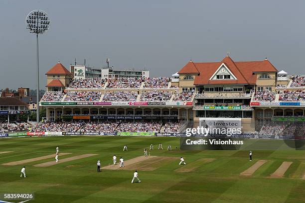 General view of Trent Bridge during day three of the 1st Investec Ashes test match between England and Australia at Trent Bridge in Nottingham, UK....