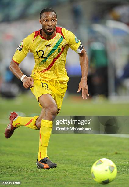 Seydou Keita of Mali during the 2013 African Cup of Nations Group B match between Democratic Republic of Congo and Mali at the Moses Mabhida Stadium...