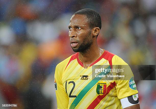 Seydou Keita of Mali during the 2013 African Cup of Nations Group B match between Democratic Republic of Congo and Mali at the Moses Mabhida Stadium...