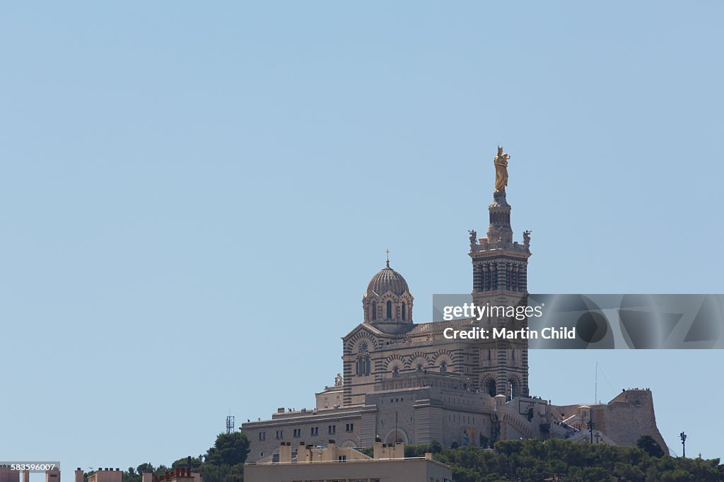 Notre Dame basilica in Marseilles