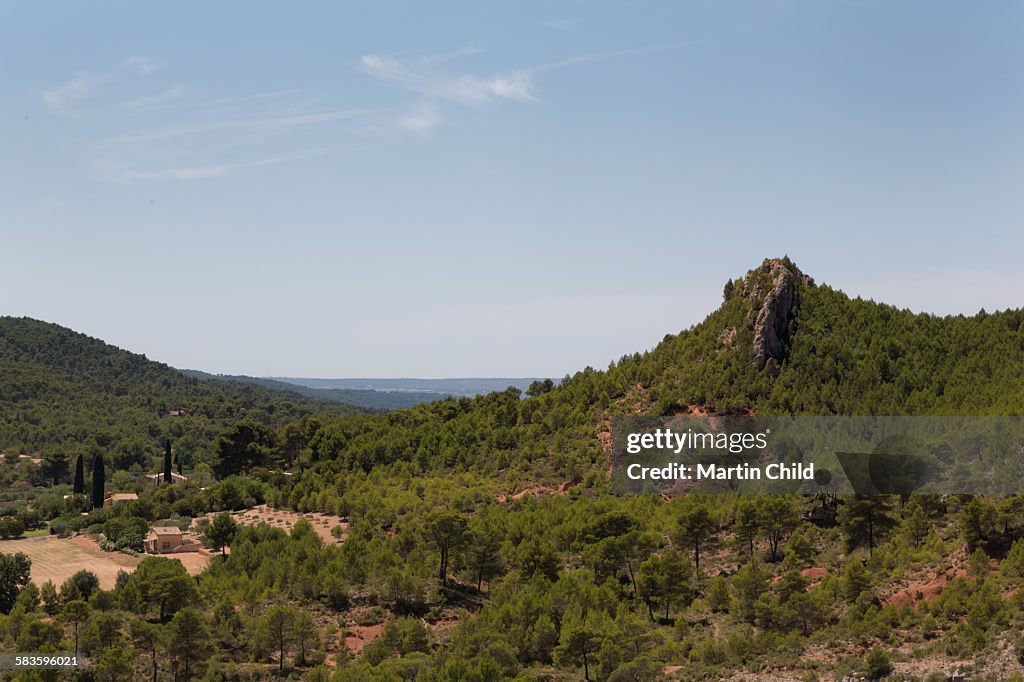 Landscape near Aix en Provence