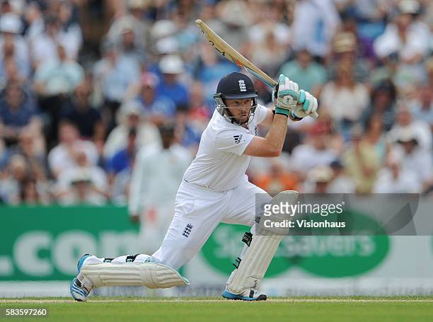 Ian Bell of England batting during Day Two of the 2nd Investec Test between England and Sri Lanka at the Headingley Carnegie Cricket Ground in Leeds,...