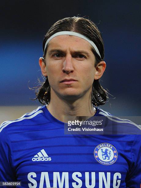 Filipe Luís of Chelsea during the UEFA Champions League Group G match between Chelsea and Sporting Lisbon at Stamford Bridge in London, UK. Photo:...