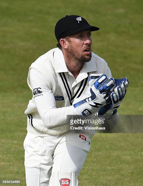Luke Ronchi of New Zealand during the 2nd Day of the 2nd Investec Test Match between England and New Zealand at Headingley Carnegie Cricket Ground in...