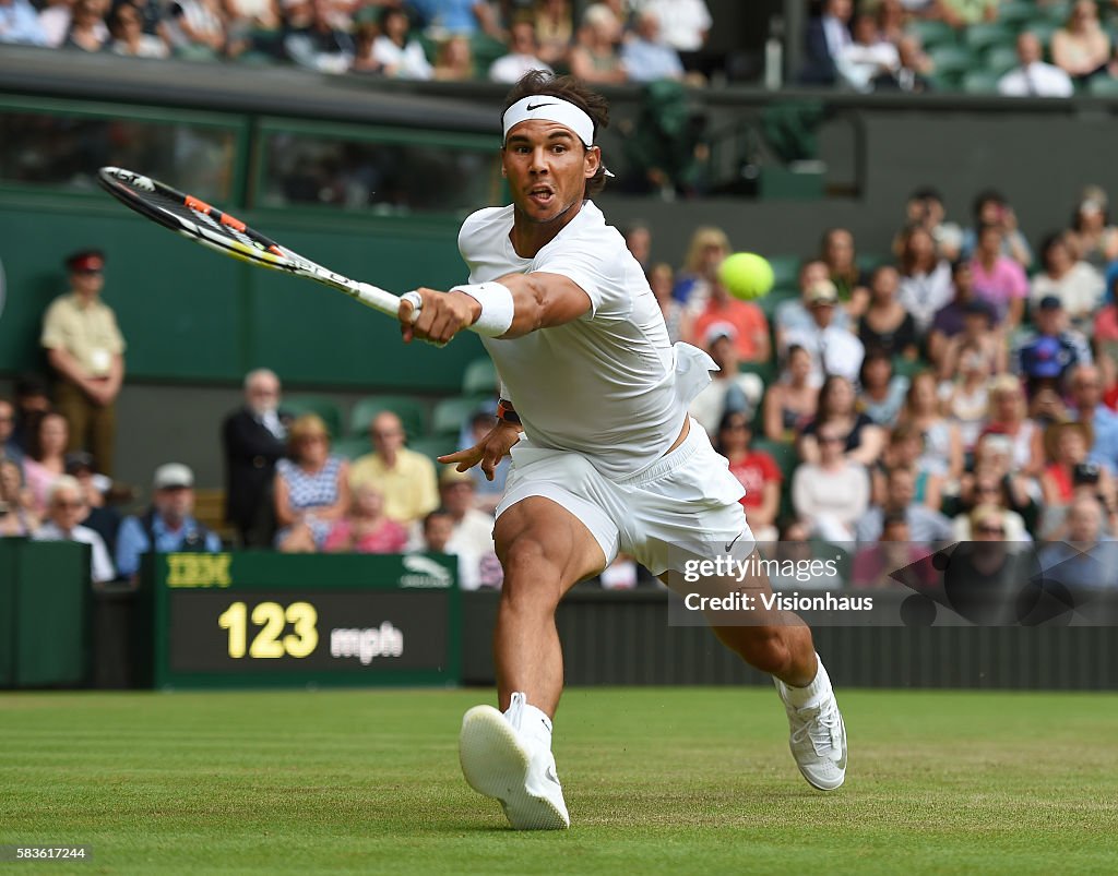 Tennis - Wimbledon Tennis Championships - Dustin Brown vs. Rafael Nadal