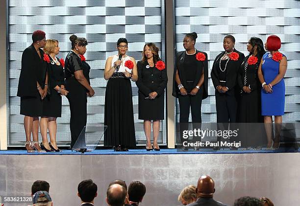 Mothers of the Movement Maria Hamilton, mother of Dontre Hamilton; Annette Nance-Holt, mother of Blair Holt; Gwen Carr, mother of Eric Garner; Geneva...