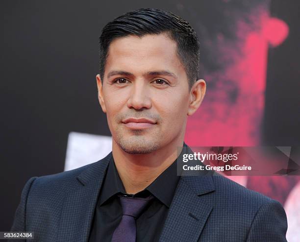 Actor Jay Hernandez arrives at the premiere of STX Entertainment's "Bad Moms" at Mann Village Theatre on July 26, 2016 in Westwood, California.