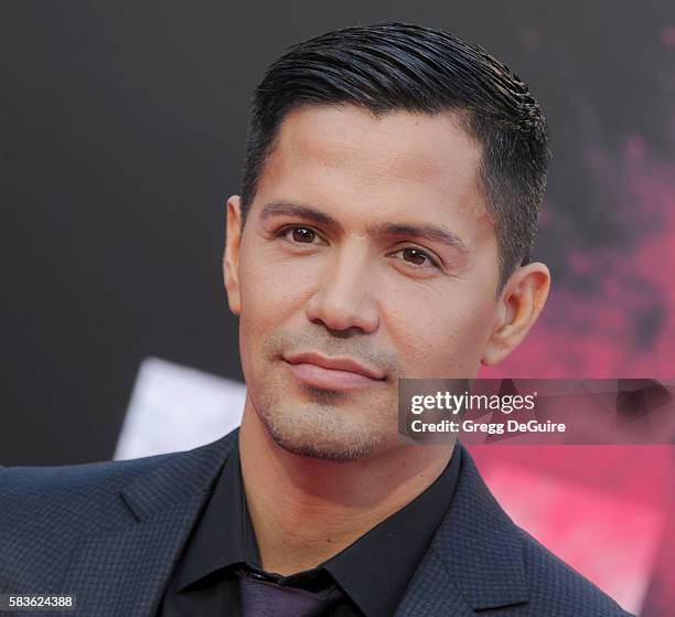 Actor Jay Hernandez arrives at the premiere of STX Entertainment's "Bad Moms" at Mann Village Theatre on July 26, 2016 in Westwood, California.