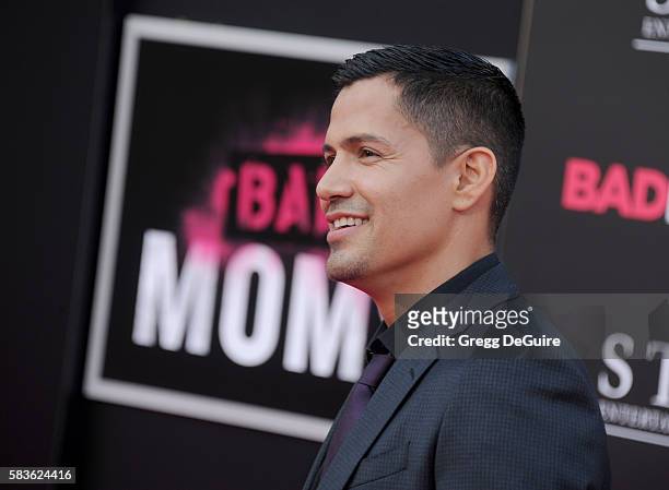 Actor Jay Hernandez arrives at the premiere of STX Entertainment's "Bad Moms" at Mann Village Theatre on July 26, 2016 in Westwood, California.