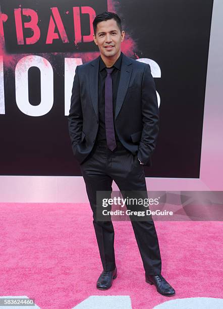 Actor Jay Hernandez arrives at the premiere of STX Entertainment's "Bad Moms" at Mann Village Theatre on July 26, 2016 in Westwood, California.