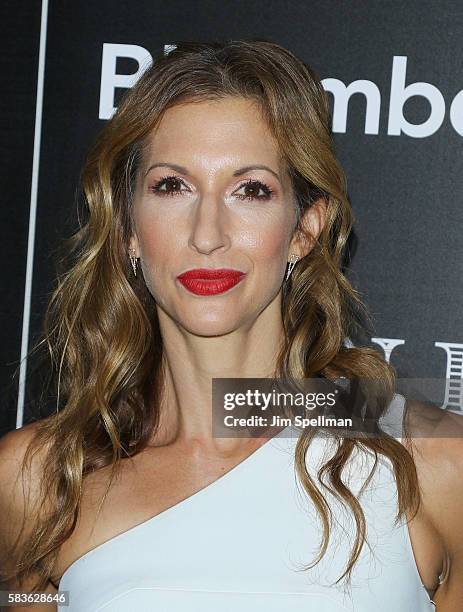 Actress Alysia Reine attends the screening of Sony Pictures Classics' "Equity" hosted by The Cinema Society with Bloomberg & Thomas Pink at Museum of...