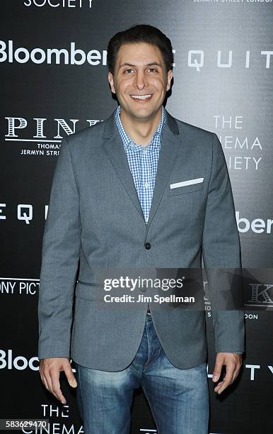 Arthur Kade attends the screening of Sony Pictures Classics' "Equity" hosted by The Cinema Society with Bloomberg & Thomas Pink at Museum of Modern...