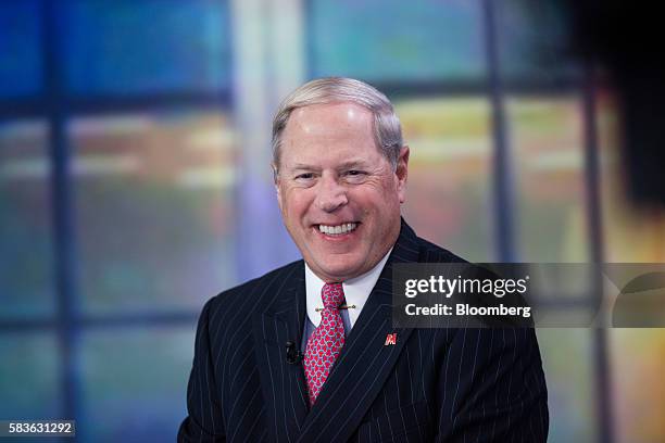 Vernon Hill, chairman and founder of Metro Bank Plc, reacts during a Bloomberg Television interview in London, U.K., on Wednesday, July 27, 2016....