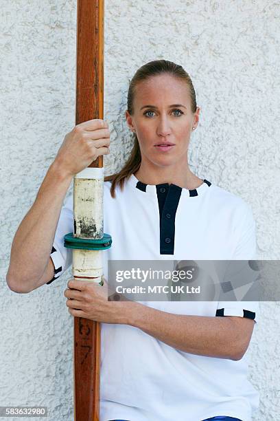 Professional rower and a member of the Great Britain Rowing Team, Helen Glover is photographed on September 29, 2015 in East Molesey, England.