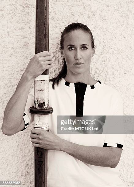 Professional rower and a member of the Great Britain Rowing Team, Helen Glover is photographed on September 29, 2015 in East Molesey, England.