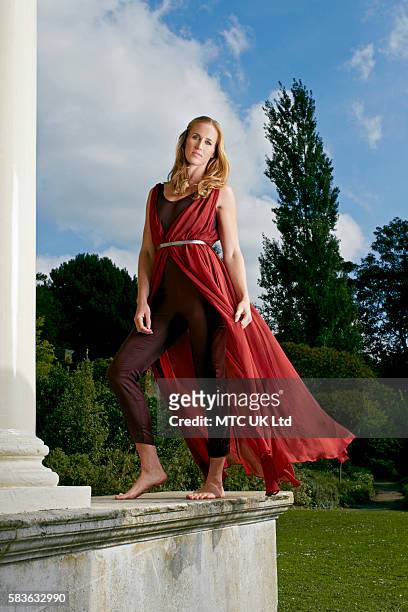Professional rower and a member of the Great Britain Rowing Team, Helen Glover is photographed on September 29, 2015 in East Molesey, England.