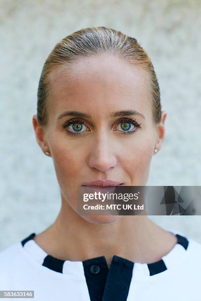 Professional rower and a member of the Great Britain Rowing Team, Helen Glover is photographed on September 29, 2015 in East Molesey, England.