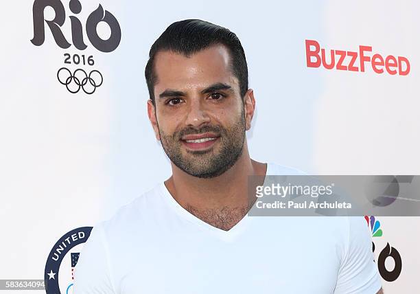 Reality TV Personality Shervin Roohparvar attends NBC's Olympics Social Opening Ceremony at The Jonathan Beach Club on July 26, 2016 in Santa Monica,...