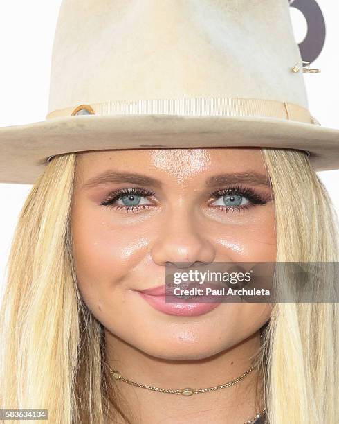 Actress Alli Simpson attends NBC's Olympics Social Opening Ceremony at The Jonathan Beach Club on July 26, 2016 in Santa Monica, California.