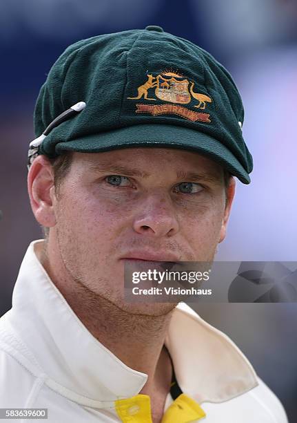Steven Smith of Australia during the fourth day of the 5th Investec Ashes Test between England and Australia at The Kia Oval Cricket Ground, London,...