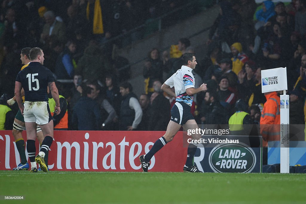 Rugby Union - Rugby World Cup 2015 Quarter-Final - Australia v Scotland