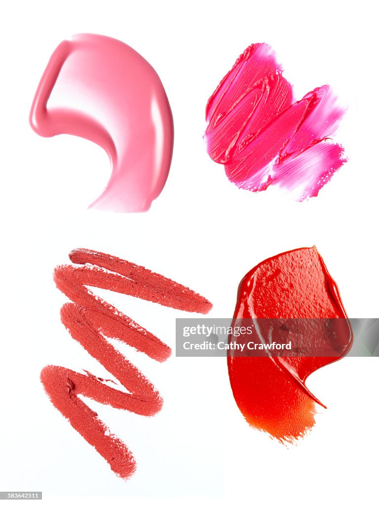 Lipstick smears swipes bullets