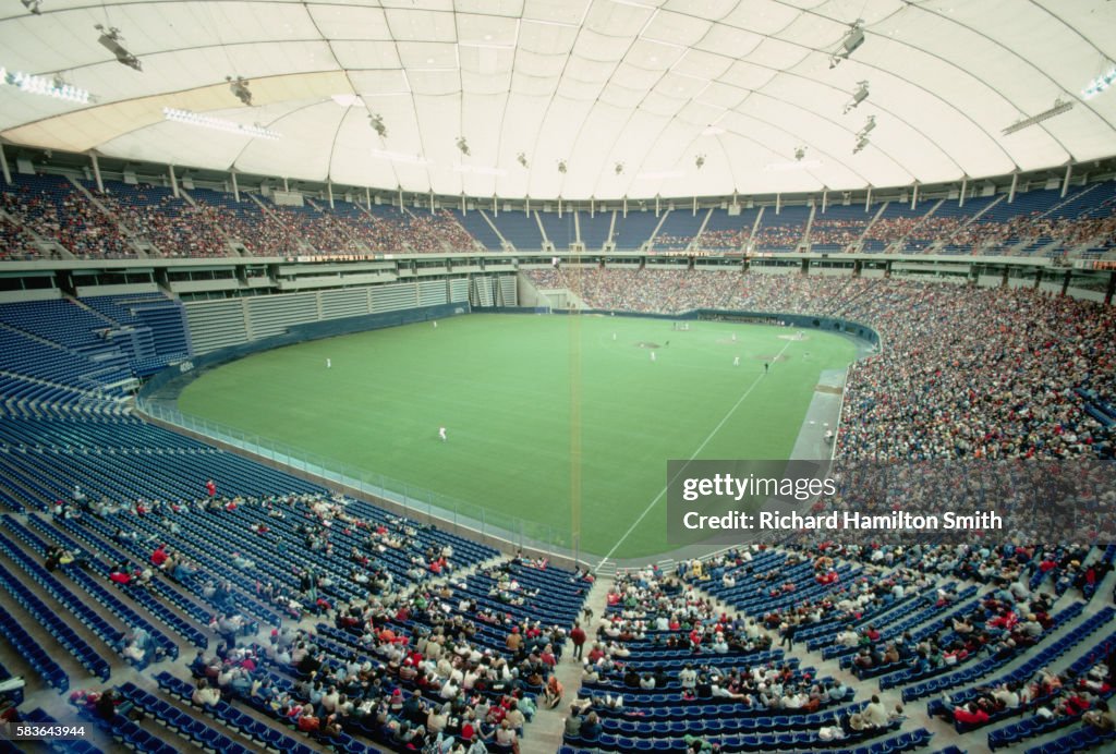 Baseball Game at Metrodome