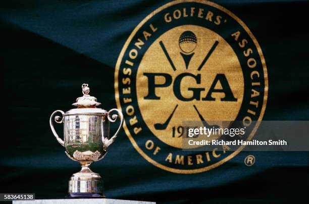 pga championship trophy - pga fotografías e imágenes de stock