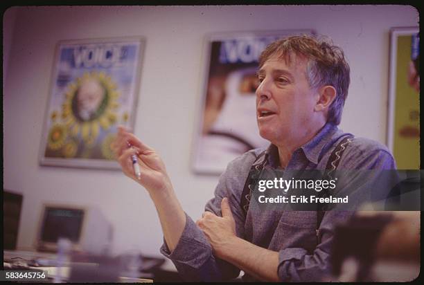 New York City: The Village Voice Editor-in Chief Don Forest.