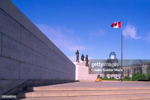 'reconciliation: the peacekeeping monument', ottawa, ontario, canada - ottawa museum stock pictures, royalty-free photos & images