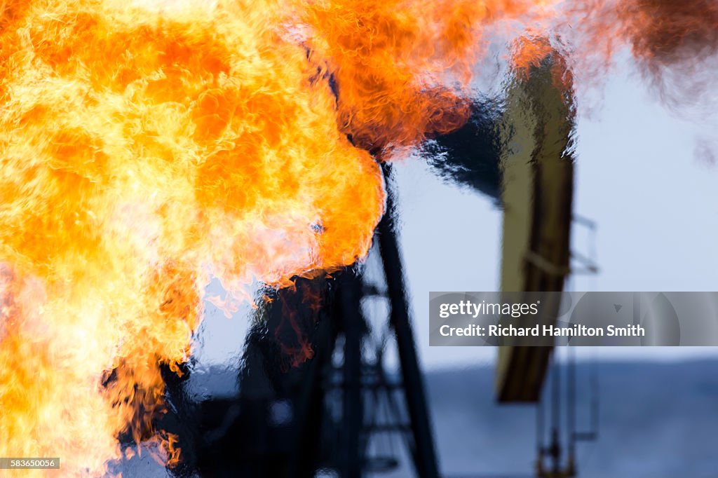 Methane burn