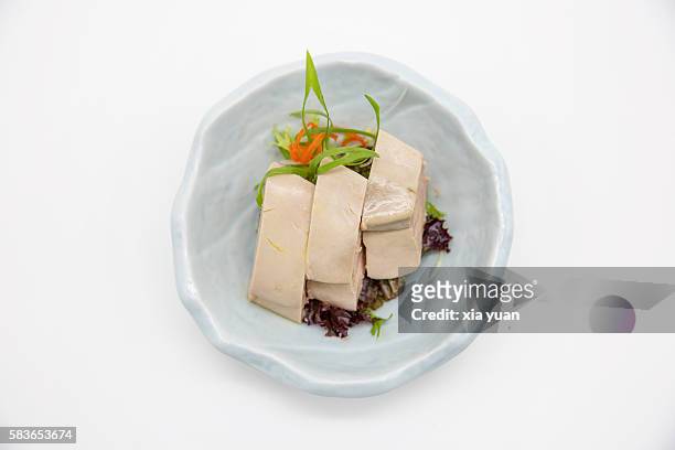 slices of foie gras with salad - foie gras stock pictures, royalty-free photos & images