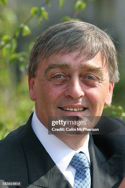 Gerald Cavendish Grosvenor, 6th Duke of Westminster, pictured at a ceremony to mark the opening of a new elephant house at Chester Zoo. The Duke was...