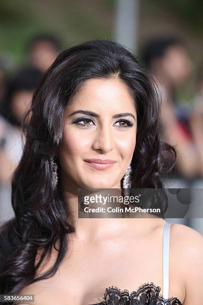 Indian actress Katrina Kaif arriving at the International Indian Film Academy Awards ceremony at the Hallam Arena in Sheffield for the annual IIFA...