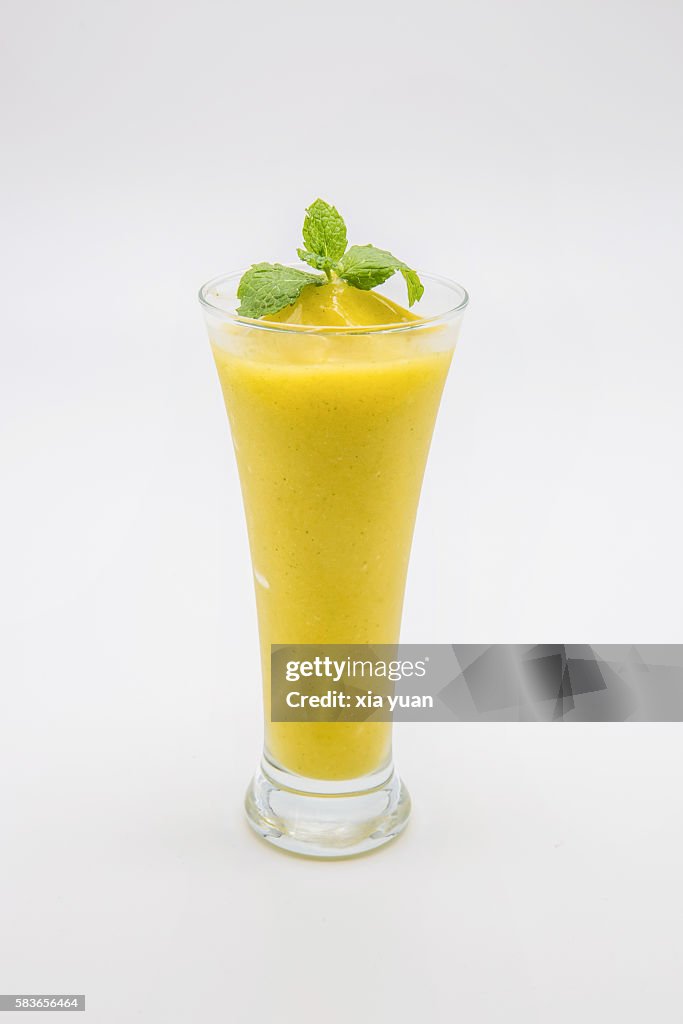 Glass of Iced Tea With Mango