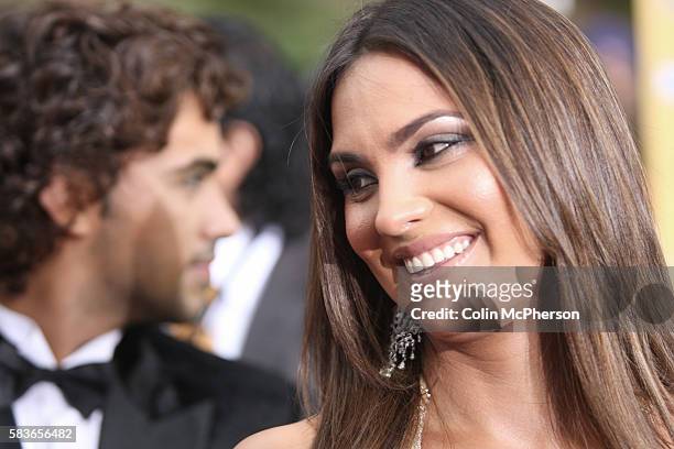 Indian actress Lara Dutta arriving at the International Indian Film Academy Awards ceremony at the Hallam Arena in Sheffield for the annual IIFA...