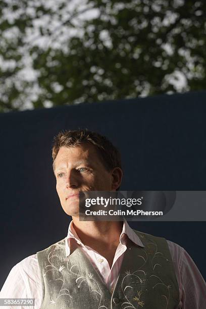 British explorer and writer Benedict Allen, pictured at the Edinburgh International Book Festival where he talked about his work. The Book Festival...