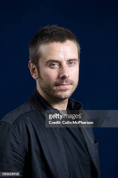 British writer Jeremy Scahill pictured at the Edinburgh International Book Festival where he talked about the commercial firm Blackwater's role in...