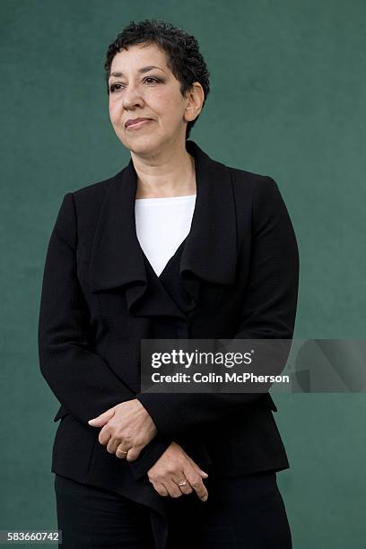 Booker prize-nominated British writer Andrea Levy, pictured at the Edinburgh International Book Festival where she talked about her new book entitled...